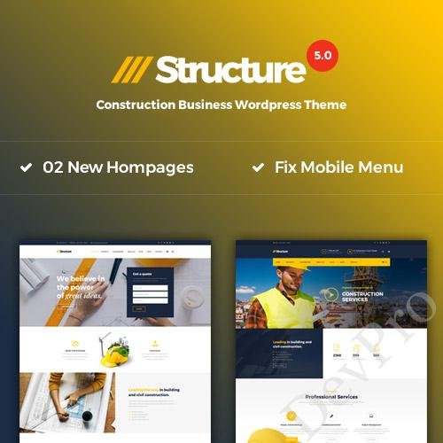 Structure-Construction-WordPress-Theme Structure-Construction-WordPress-Theme