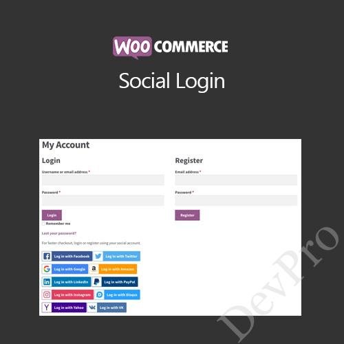 WooCommerce-Social-Login WooCommerce-Social-Login