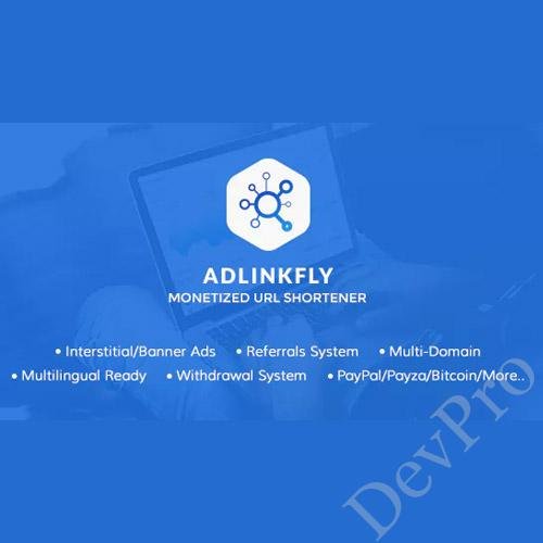 AdLinkFly - Monetized URL Shortener AdLinkFly - Monetized URL Shortener - Image 1