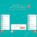 Contact us all-in-one button with callback request feature for WordPress