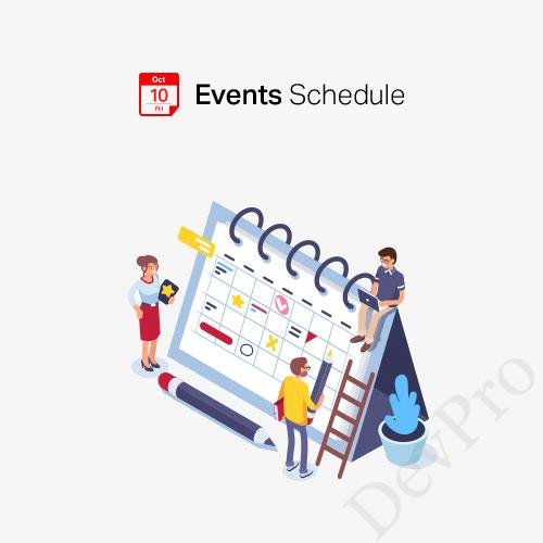 Events Schedule WP Plugin Events Schedule WP Plugin - Image 1