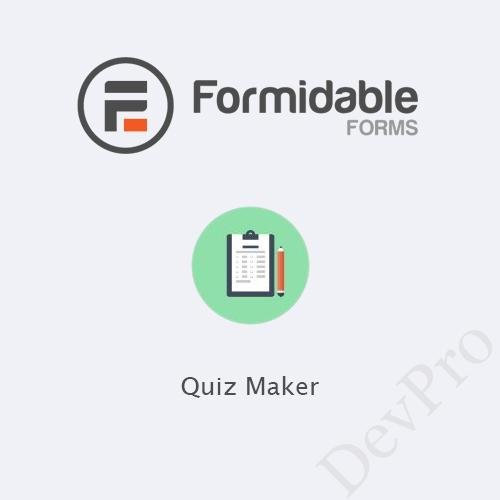 Formidable Forms - Quiz Maker Formidable Forms - Quiz Maker - Image 1