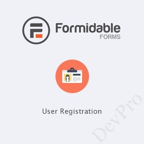 Formidable Forms - User Registration Formidable Forms - User Registration - Image 1
