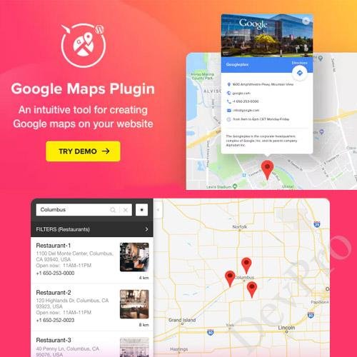Google Maps - WordPress Map Plugin Google Maps - WordPress Map Plugin - Image 1