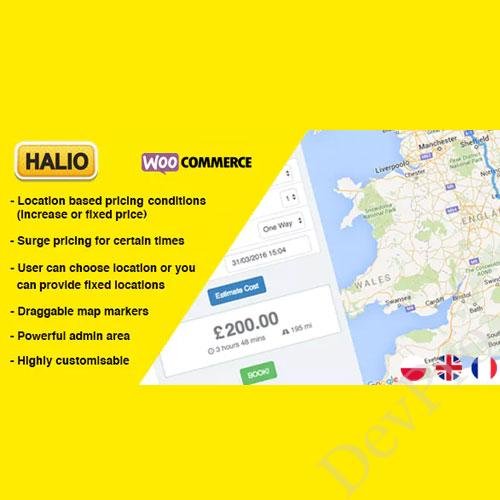 Halio: WooCommerce Taxi Booking Plugin Halio - WooCommerce Taxi Booking Plugin - Image 1