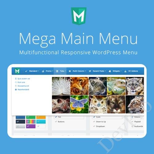 Mega Main Menu - WordPress Menu Plugin Mega Main Menu - WordPress Menu Plugin - Image 1