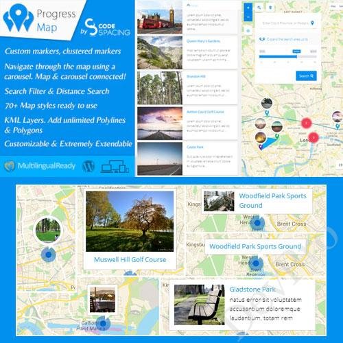 Progress Map Wordpress Plugin Progress Map Wordpress Plugin - Image 1