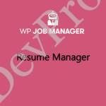 WP Job Manager Resume Manager Addon