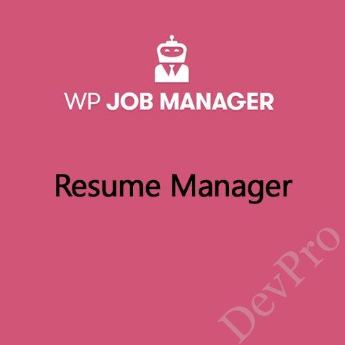 WP Job Manager Resume Manager Addon WP Job Manager Resume Manager Addon - Image 1