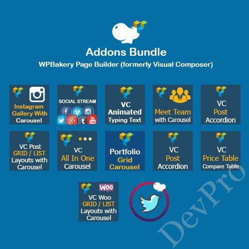 WPBakery Page Builder Addons Bundle (formerly Visual Composer) WPBakery Page Builder Addons Bundle (formerly Visual Composer) - Image 1