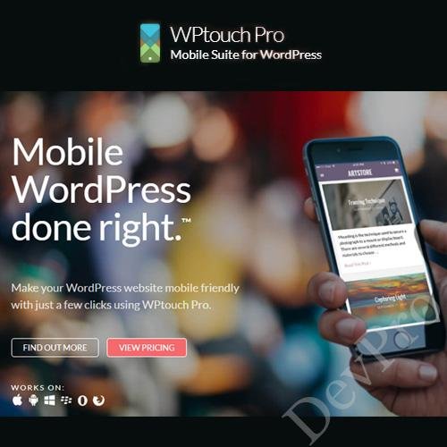 WPtouch Pro - Mobile Suite for WordPress WPtouch Pro - Mobile Suite for WordPress - Image 1