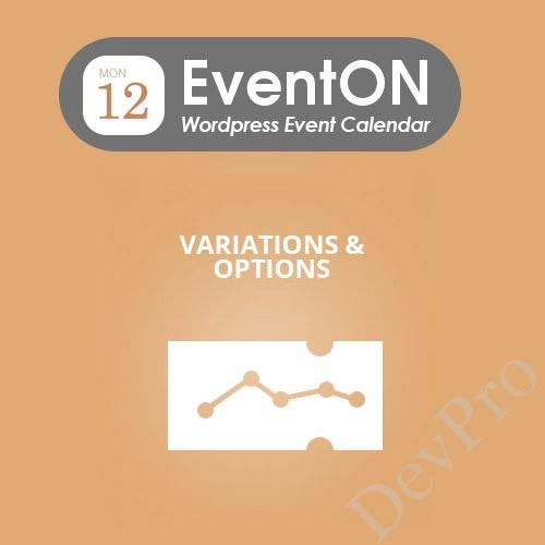 EventON Ticket Variations & Options EventON Ticket Variations & Options - Image 1