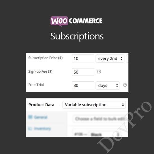 WooCommerce Subscriptions WooCommerce Subscriptions - Image 1