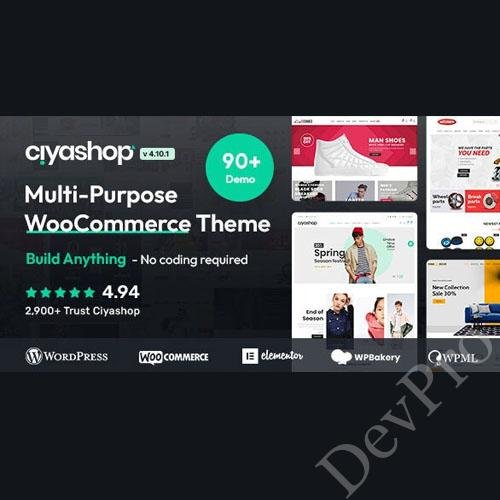 CiyaShop - Multipurpose WooCommerce Theme CiyaShop - Multipurpose WooCommerce Theme - Image 1