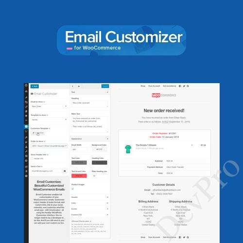 Email Customizer for WooCommerce Email Customizer for WooCommerce - Image 1