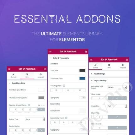 Essential Addons for Elementor - Pro