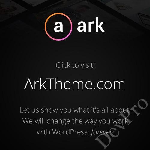 The Ark | WordPress Theme made for Freelancers The Ark | WordPress Theme made for Freelancers - Image 1