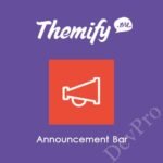 Themify Announcement Bar