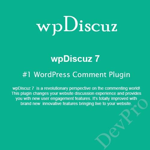 wpDiscuz - #1 WordPress Comment Plugin wpDiscuz - WordPress Comment Plugin - Image 1