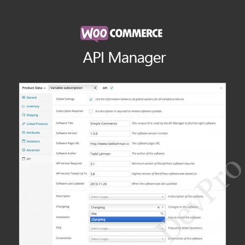 WooCommerce API Manager WooCommerce API Manager - Image 1