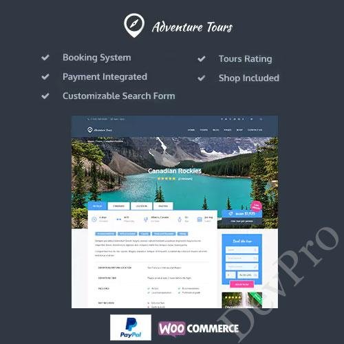 Adventure Tours - WordPress Tour/Travel Theme Adventure Tours - WordPress Tour/Travel Theme - Image 1