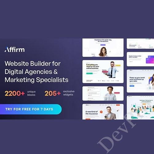 Affirm - Marketing & Digital Agency WordPress Theme Affirm - Marketing & Digital Agency WordPress Theme - Image 1