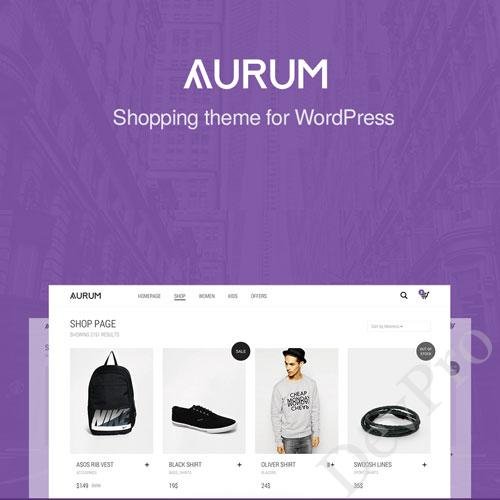 Aurum - Minimalist Shopping Theme Aurum - Minimalist Shopping Theme - Image 1