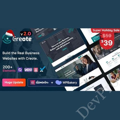 Creote - Corporate & Consulting Business WordPress Theme Creote - Corporate & Consulting Business WordPress Theme - Image 1