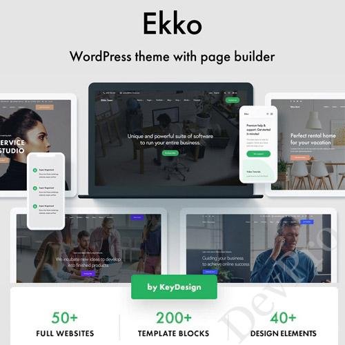 Ekko - Multi-Purpose WordPress Theme with Page Builder Ekko - Multi-Purpose WordPress Theme with Page Builder - Image 1