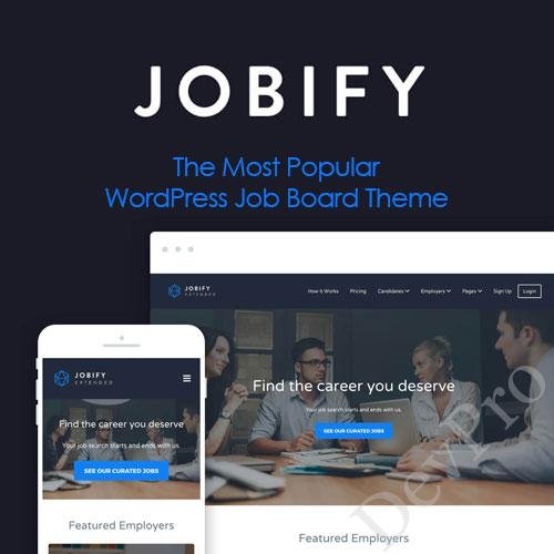 Jobify - The Most Popular WordPress Job Board Theme Jobify - The Most Popular WordPress Job Board Theme - Image 1