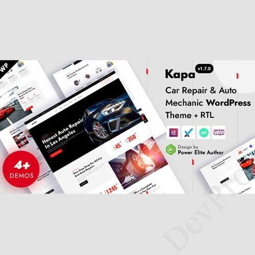 Kapa - Car Repair & Auto Services Elementor WordPress Theme Kapa - Car Repair & Auto Services Elementor WordPress Theme - Image 1