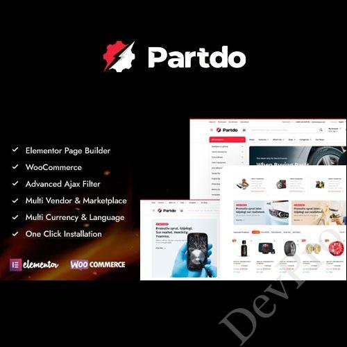 Partdo - Auto Parts and Tools Shop WooCommerce Theme Partdo - Auto Parts and Tools Shop WooCommerce Theme - Image 1