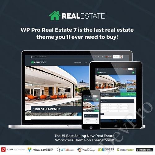 Real Estate 7 - Real Estate WordPress Theme Real Estate 7 - Real Estate WordPress Theme - Image 1