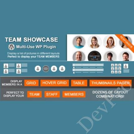 Team Showcase - Wordpress Plugin