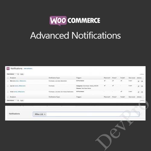 WooCommerce Advanced Notifications WooCommerce Advanced Notifications - Image 1