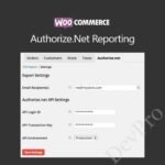 WooCommerce Authorize.Net Reporting