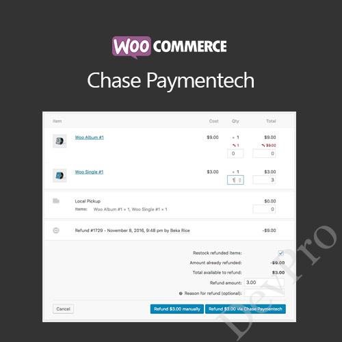 WooCommerce Chase Paymentech WooCommerce Chase Paymentech - Image 1