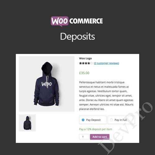 WooCommerce Deposits WooCommerce Deposits - Image 1