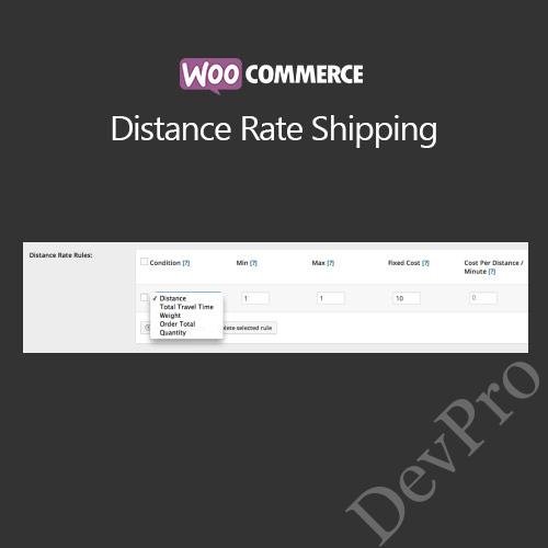 WooCommerce Distance Rate Shipping WooCommerce Distance Rate Shipping - Image 1