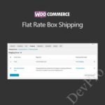 WooCommerce Flat Rate Box Shipping