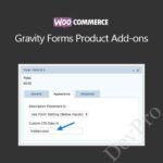 WooCommerce Gravity Forms Product Add-ons