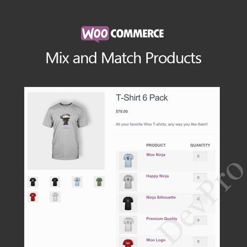 WooCommerce Mix and Match Products WooCommerce Mix and Match Products - Image 1
