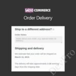 WooCommerce Order Delivery
