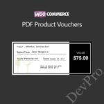 WooCommerce PDF Product Vouchers