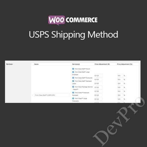 WooCommerce USPS Shipping Method WooCommerce USPS Shipping Method - Image 1
