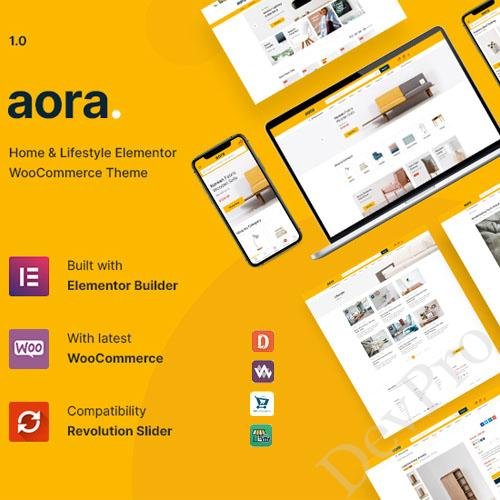 Aora - Home & Lifestyle Elementor WooCommerce Theme Aora - Home & Lifestyle Elementor WooCommerce Theme - Image 1