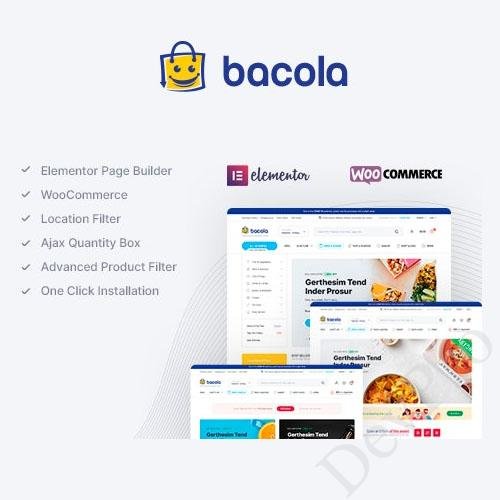 Bacola - Grocery Store and Food eCommerce Theme Bacola - Grocery Store and Food eCommerce Theme