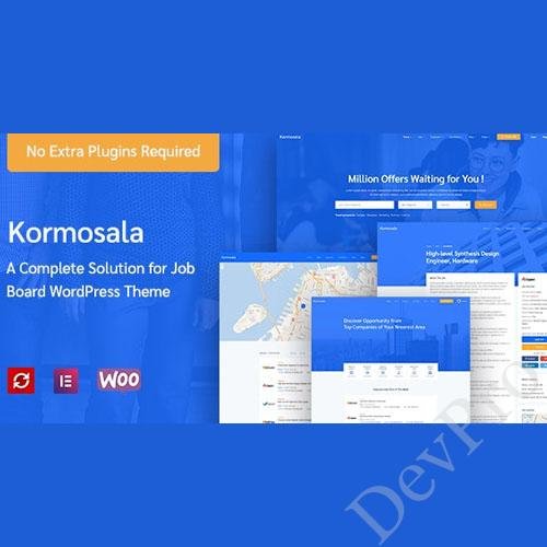Kormosala – Job Board WordPress Theme Kormosala – Job Board WordPress Theme