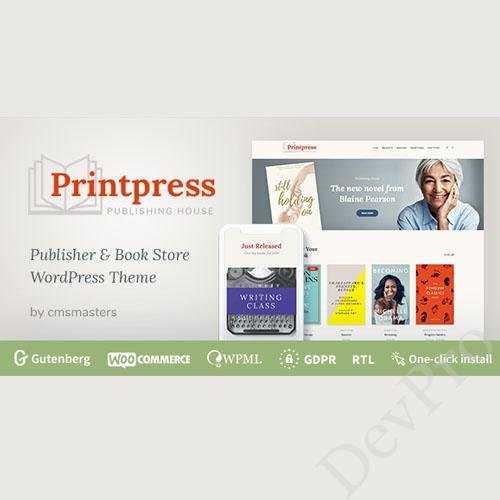 Printpress - Book Publishing WordPress Theme Printpress - Book Publishing WordPress Theme