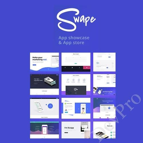 Swape - App Showcase & App Store WordPress Theme Swape - App Showcase & App Store WordPress Theme - Image 1